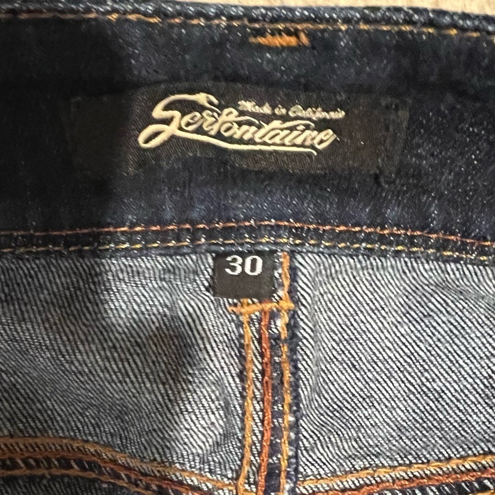 Serfontaine Womens Sz 30 Dark Blue Avatar Boot Cut Jeans. - Picture 3 of 5
